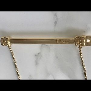 MIANSAI HALF SCREW CUFF BAR CHAIN NECKLACE